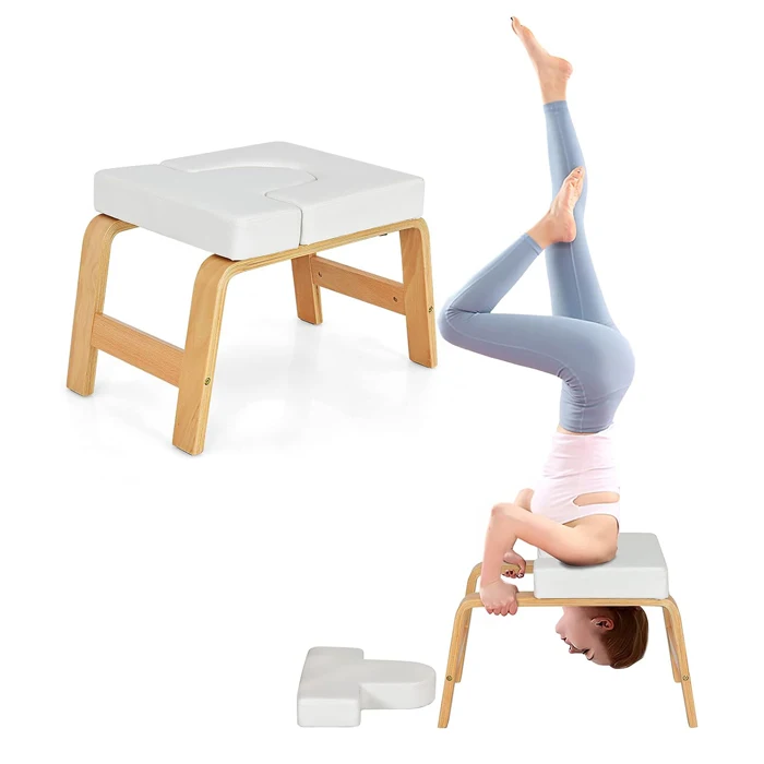 

Inversion Chair,Wholesale Multi Functional Yoga Inversion Chair Wooden Headstand Body Pilates Yoga Inverted Stool