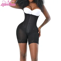 Fajas Colombiana Hourglass Body Girdles For Women Post-Operative Waist Trainer Weight Loss Shapewear Modeling Strap Hip Lifter