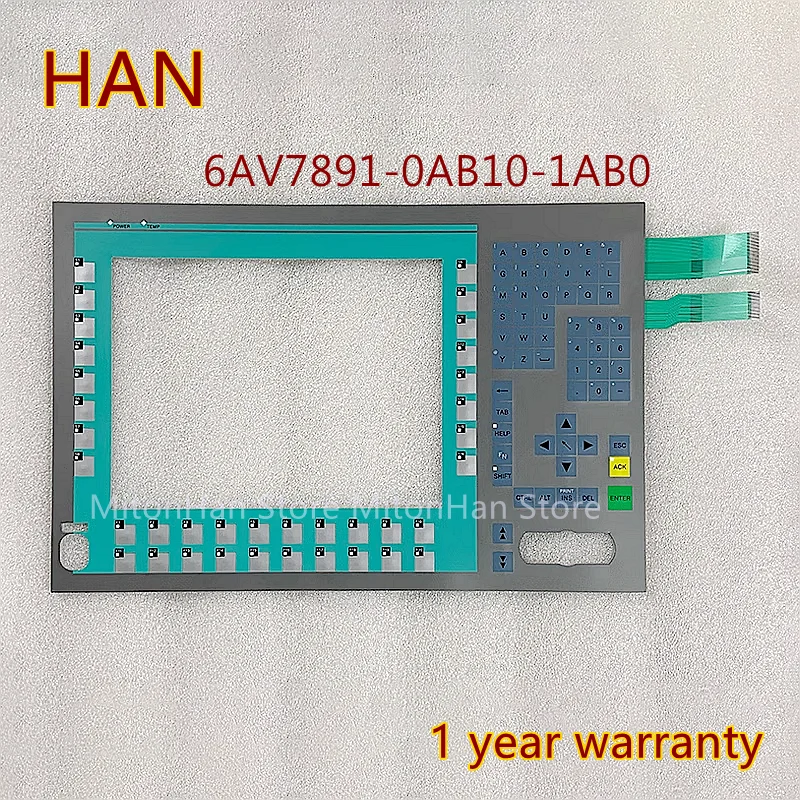Folia na klawiaturę membranowa 6AV7891-0AB10-1AB0 dla IPC677C 6AV7891-0AB10-1AB0 przełącznik klawiatury