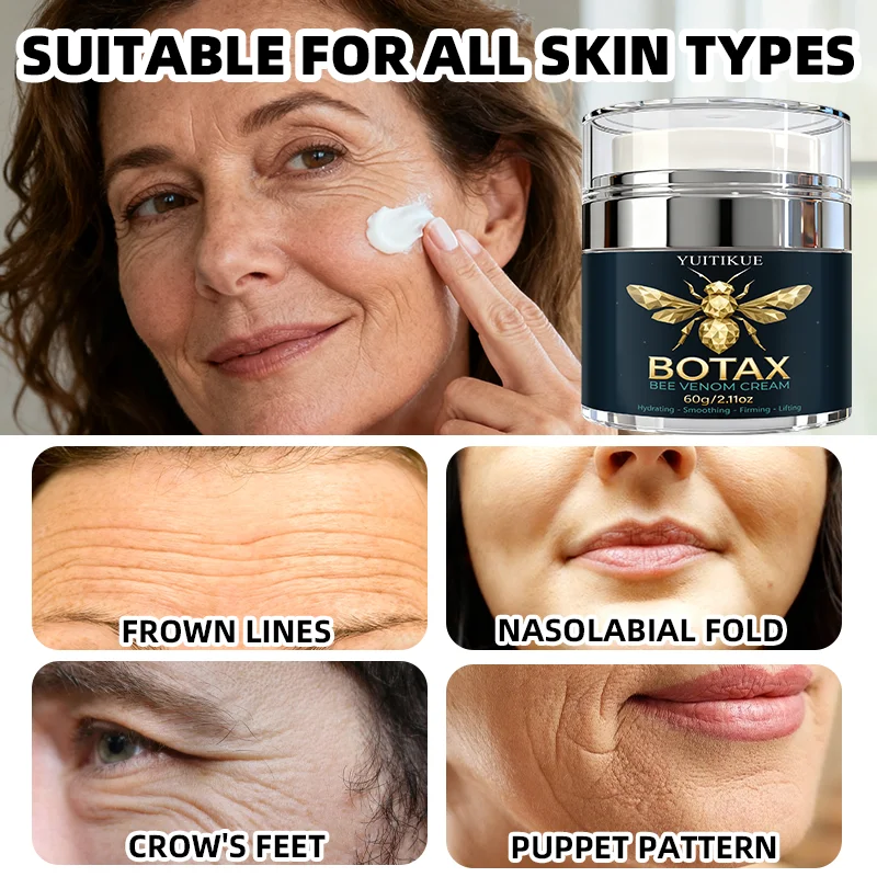 كريم سم النحل - تركيبة مرطبة تحتوي على الكولاجين وحمض الهيالورونيك والريتينول، تحسين مظهر الجفاف أ #5