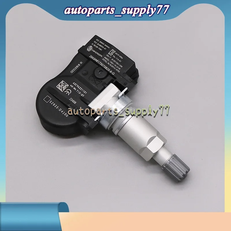 4Pcs Tire Pressure Sensors 52933-D9100 for Hyundai Elantra Genesis Ioniq Kauai Kona Kia Soul Niro Optima 433MHz 52933-D4100