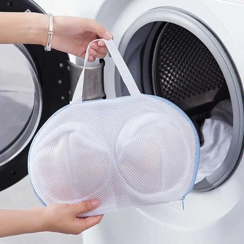 Anti-deformation Bra Mesh Bag Machine-wash Special Polyester Bra Mesh Bags Laundry Brassiere Bag Cleaning Underwear Sports Bra - Detail 1