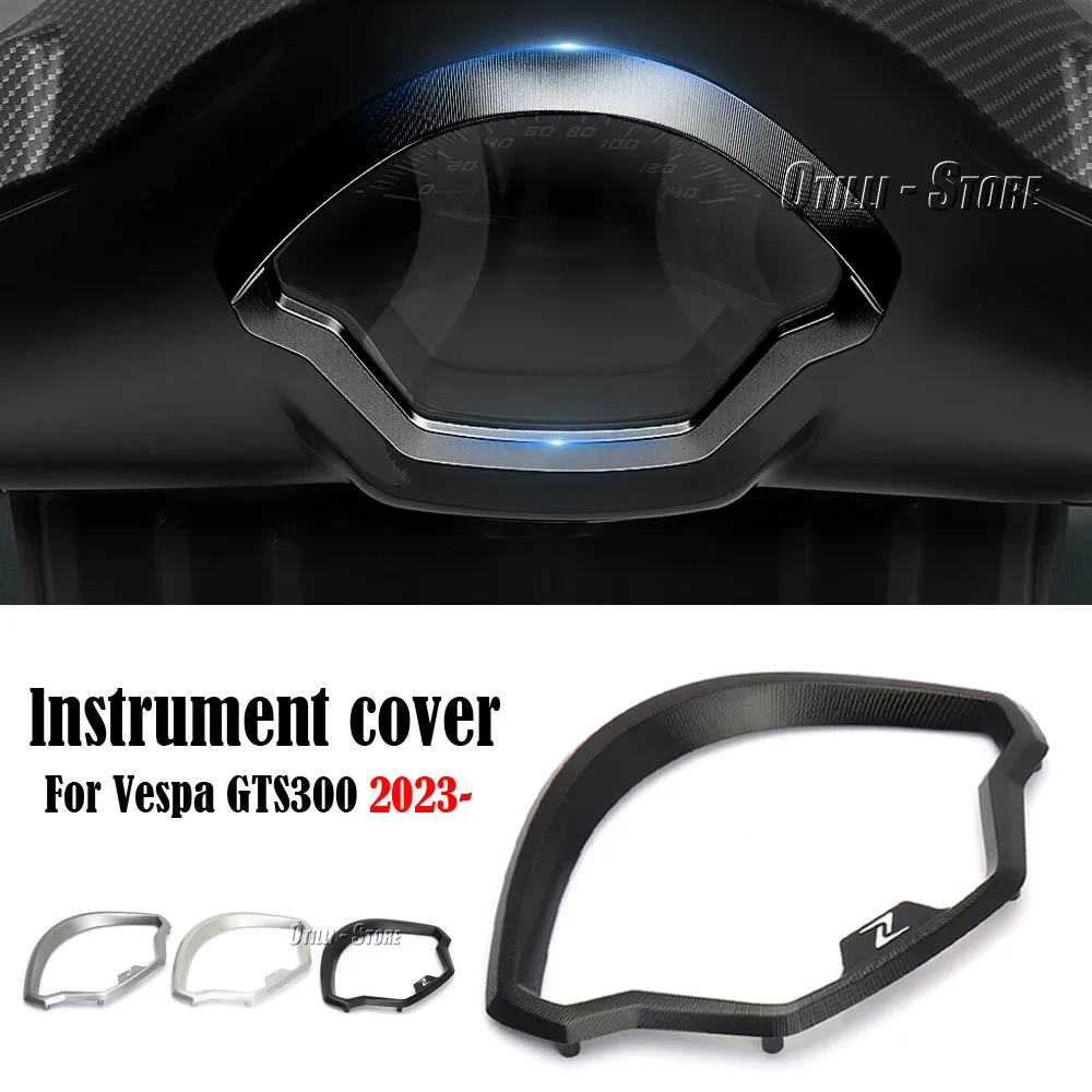 Motorcycle Accessories Speedometer Gauge Meter Ring Cover Instrument Frame For Vespa GTS300 Gts300 GTS 300 gts300 2023 2024