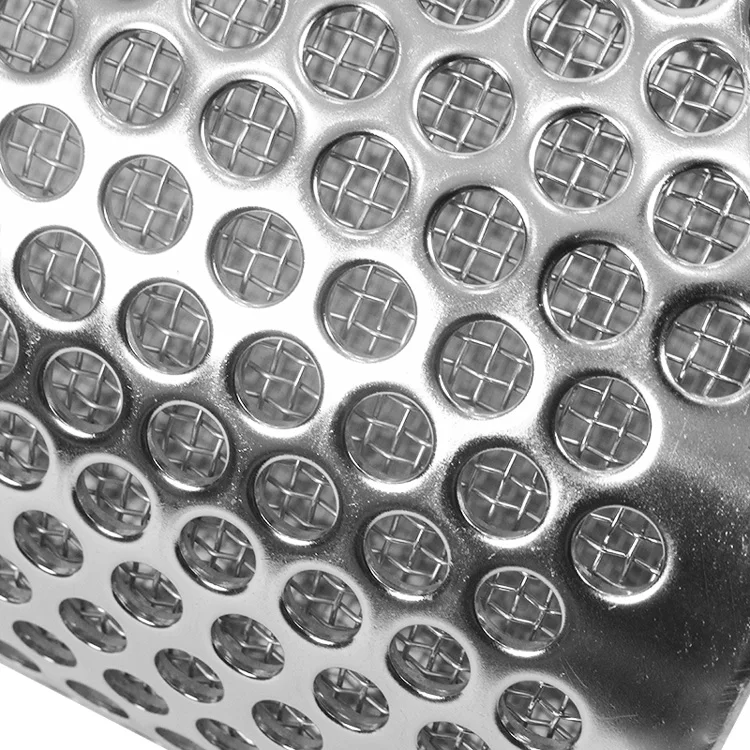 TOPEP Factory Customized 2000um SS316L Perforated Metal Mesh Basket Strainer 186*333 Stainless Steel for Liquid Filtering