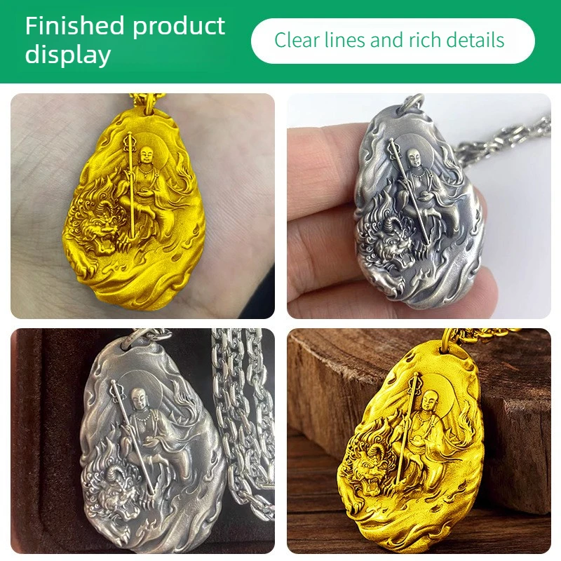 Kṣitigarbha Bodhisattva Steel Mold Stamp for Personalized Zodiac Pendant Necklace Buddhist Jewelry Making DIY Charm Craft