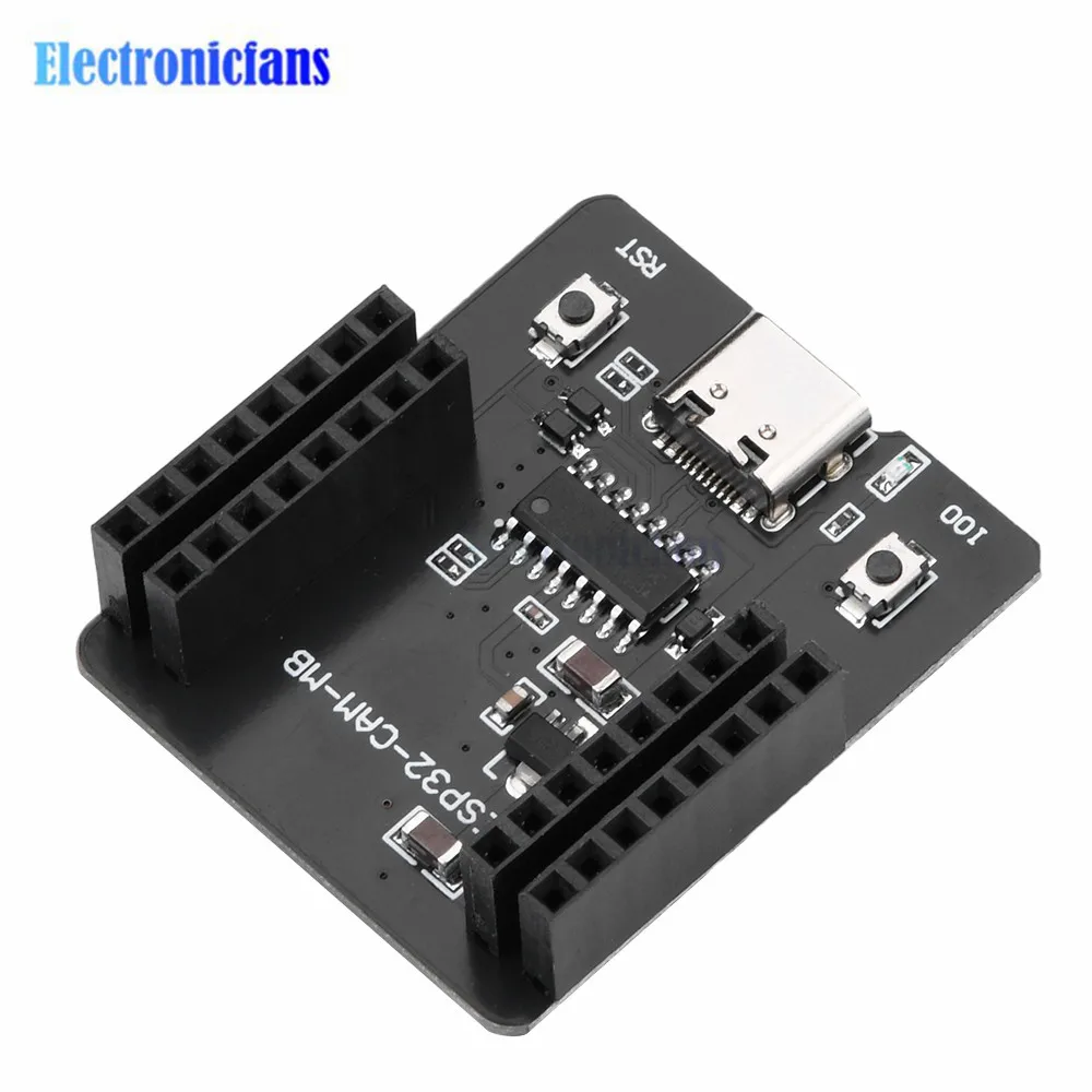 ESP32-CAM-MB Entwicklungsboard, Testplatine mit serieller Schnittstelle, CH340C, Typ-C-Schnittstelle, Erweiterungsmodul zum Brennen von Firmware für Elektronik. – Detail 12