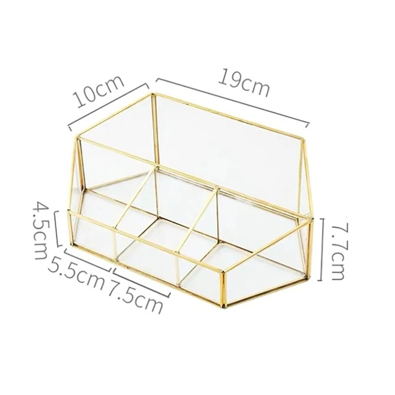Europe Metal Makeup Brush Storage Tube Eyebrow Pencil Jewelry Organizer Jewelry Classification Storage Rack