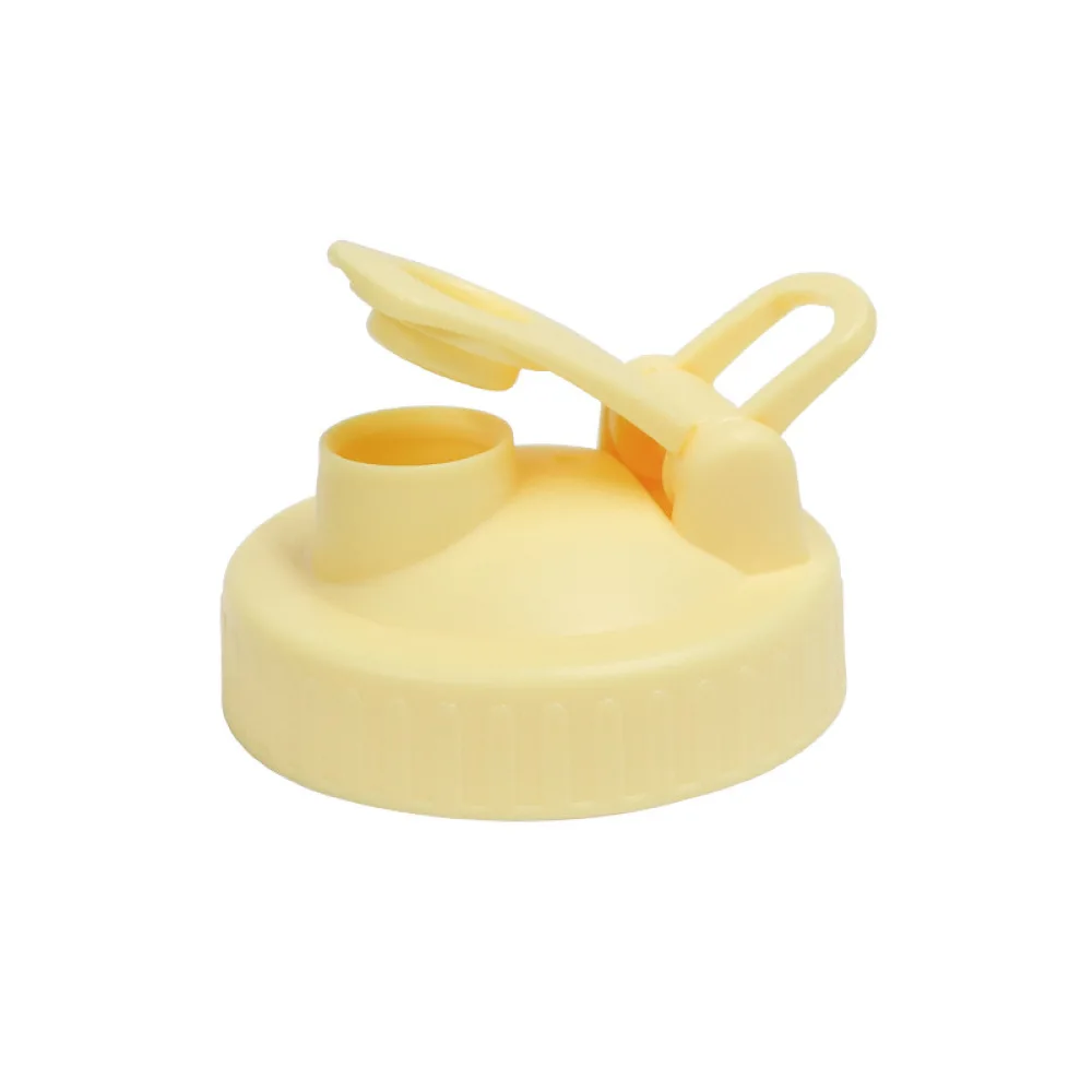 Mason Jar Flip Top Cap Wide Mouth Sealing Drinking Lid Portable Plastic Cover For Juice Coffee Beverage Storage Bottle