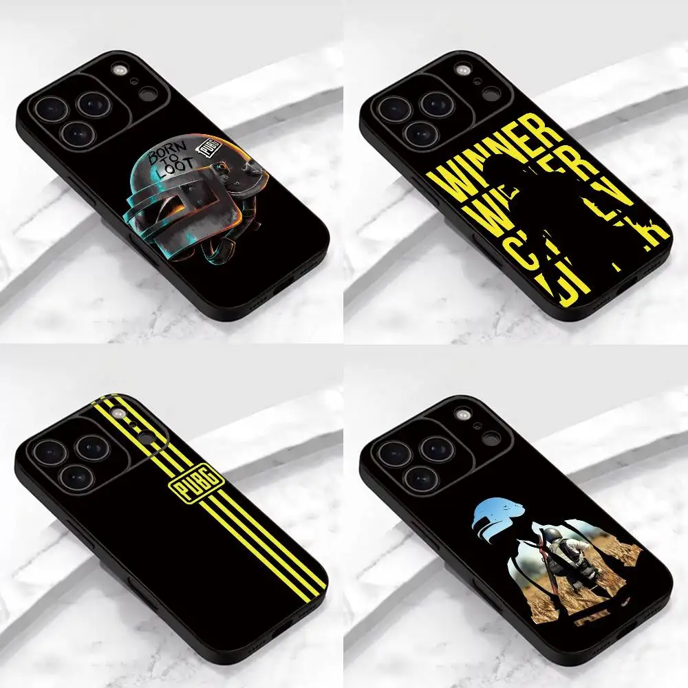 Game P-U-B-G Phone Case Silicone Soft For IPhone 17 16 15 14 13 12 11 X XR Plus Pro Max Plus