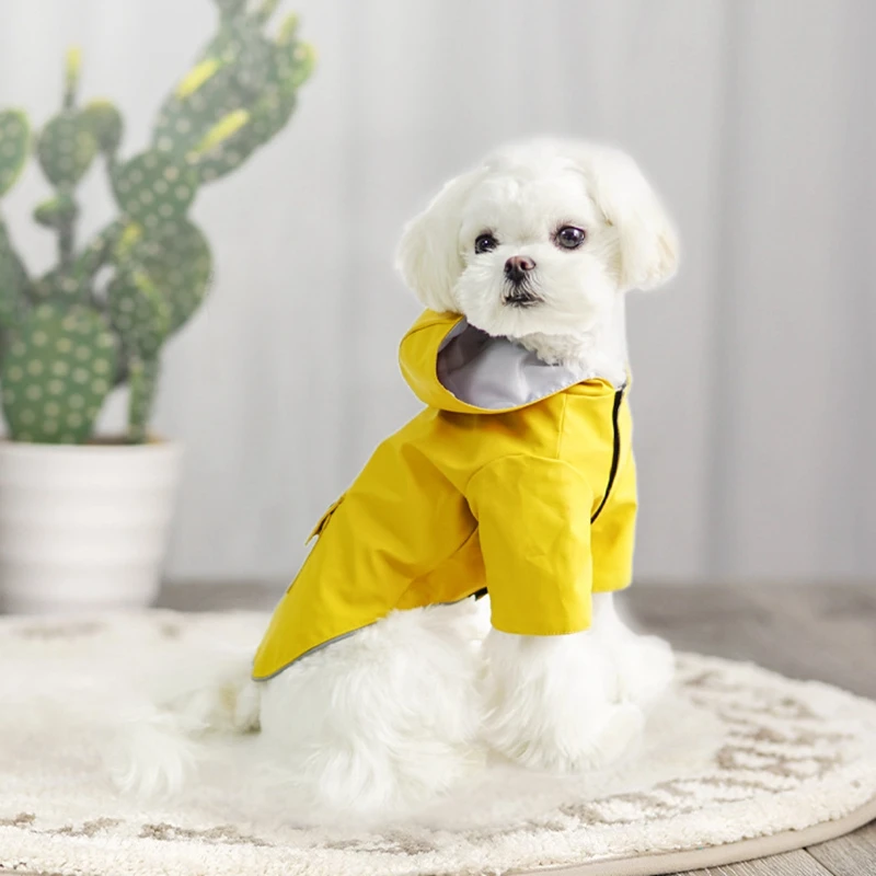 Pet Dog Raincoat Waterproof Clothes for Small Medium Dogs Puppy Fashion Jacket Coat Windproof Outfit Pet Supplies S~3XL