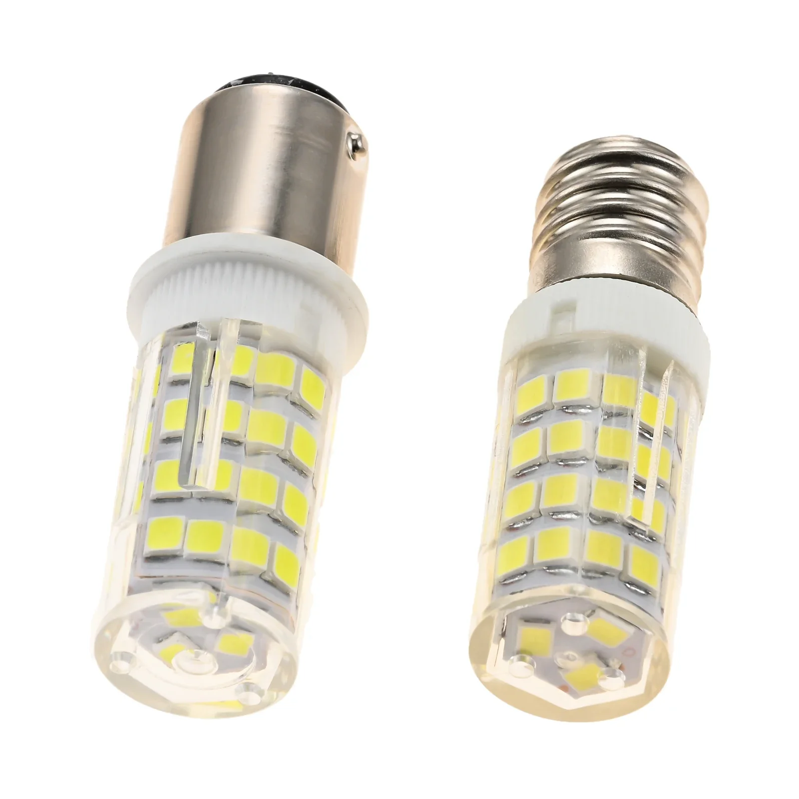 E14 BA15D Sewing Machine Lamp LED Light Bulb for RV Camper Marine Yacht Boat Trailer White Light 51 Number Lamp Bead 5W 240V 1pc