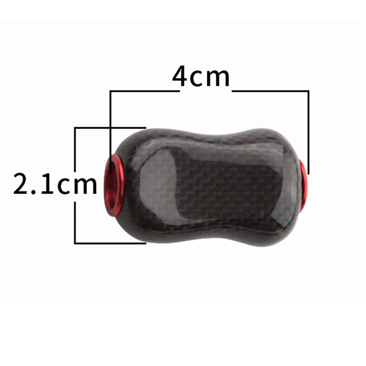 

AA38M Luya Fishing Wheel Carbon Grip Ball Grip Pill 4g Light Weight Diy Grip Modification Accessories Silver