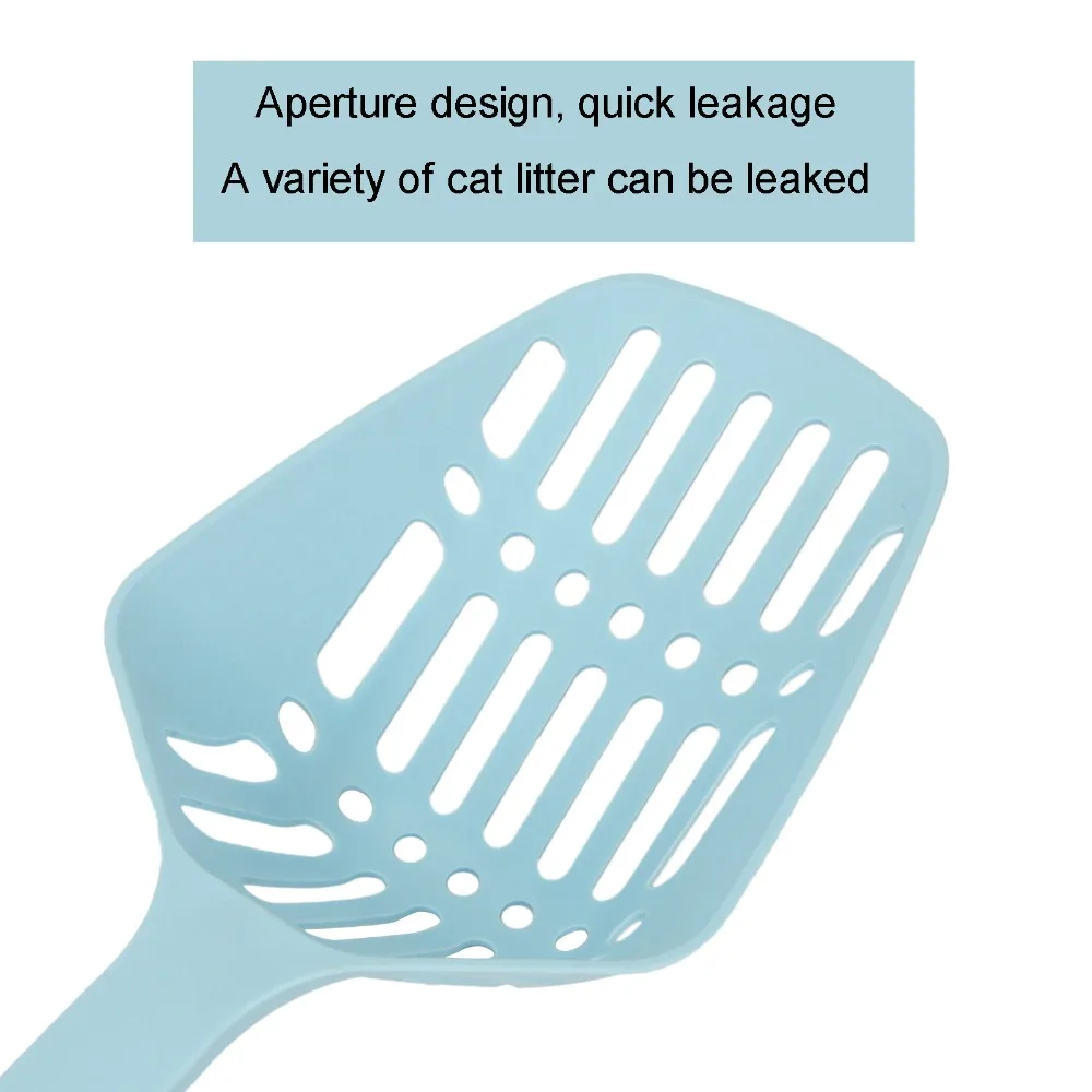 Practical Deep Shovel PP Triangle Large Cat Litter Scoop with Back Hook Cat Litter Scoop Pet Litter Shovel Cat Litter Box