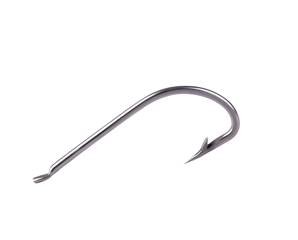 FTK 50 Stück/Set Hochkarbon-Stahl Bronze Angelhaken 1 # -11 # Flacher Runder Karpfenangel-Zubehör Jigkopf mit Widerhaken Pesca – Detail 10
