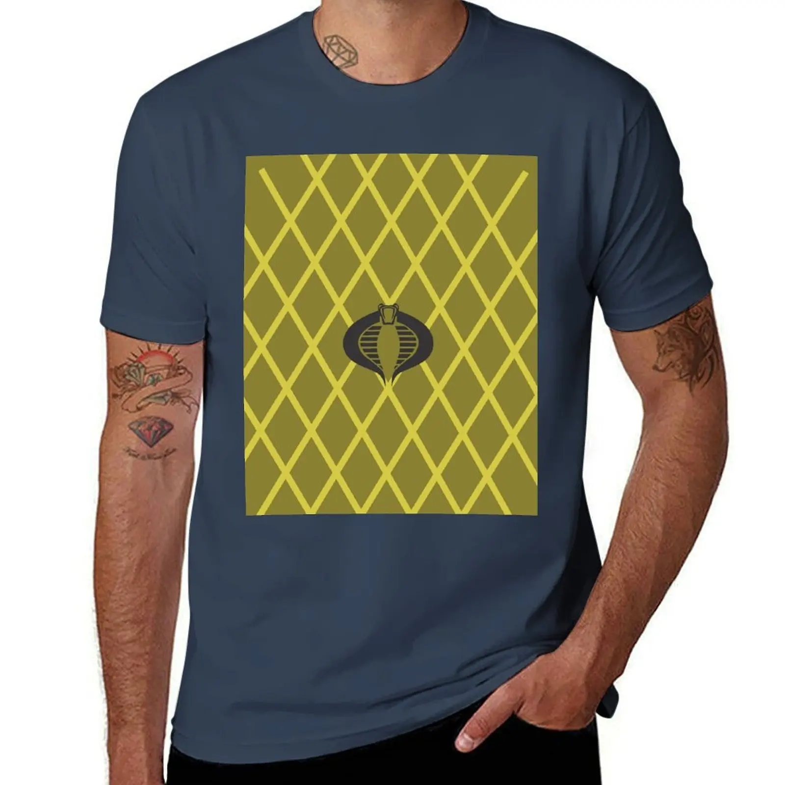 

Gi Joe Cobra Python Patrol Logo T-Shirt Breathable Sportswear T-Shirt for Men
