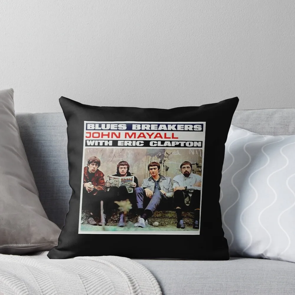 Blues Breakers John Mayall With Eric Clapton Throw Pillow Cushion Cover For Sofa ornamental pillows Pillow