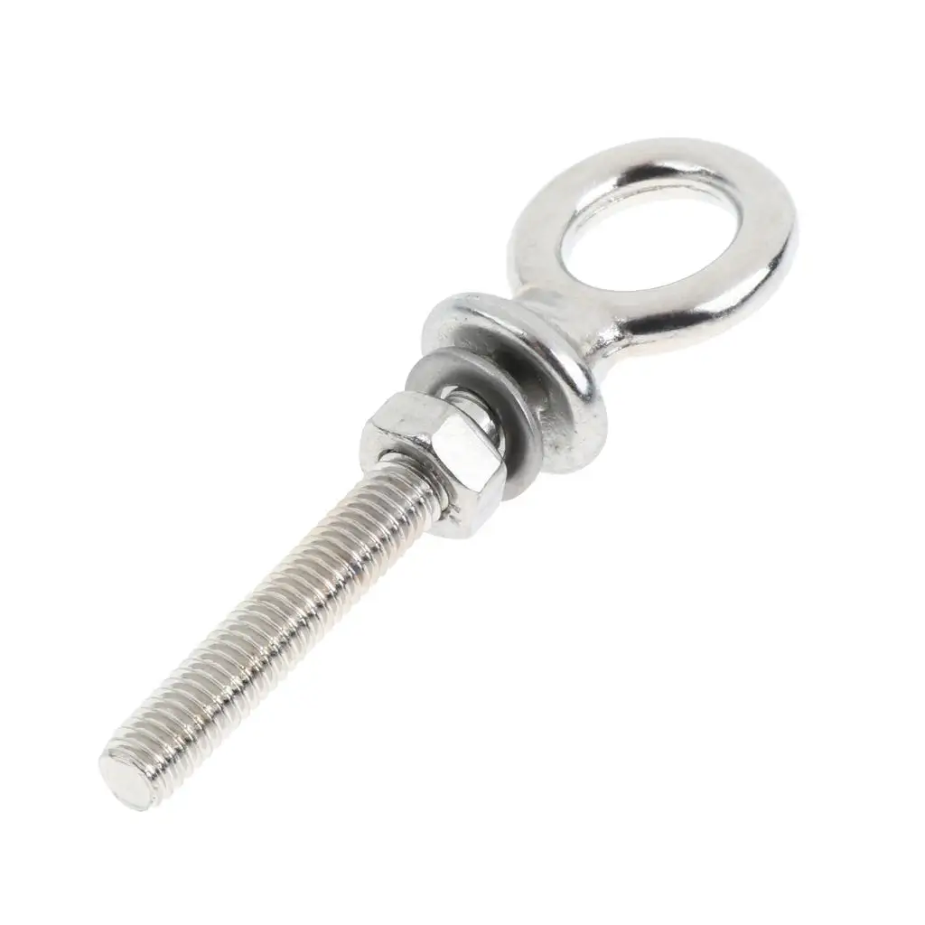 Marine Grade Lifting Eye Bolt 316 Stainless Steel Nut Washer for Boat Dock Solutions