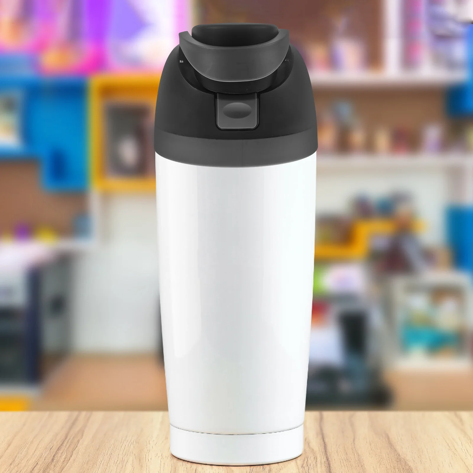 

Large Capacity Travel Cup Lid Wide Mouth Bottle Cap Straw Cover Leakproof Sports Bottle Lid Car Mug Cover Outdoor Use