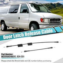 X Autohaux 1 Set Rear Right Side Door Latch Cable for Ford E-150 2003-2014 for Ford E-350 Club Wagon 2003-2005 8C2Z15431A02C