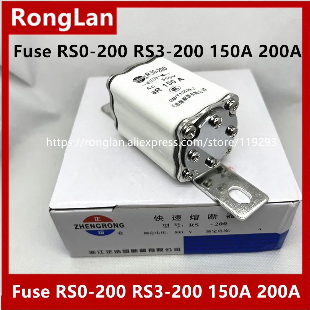 Masahiro RS0-200 150A 200A 500V Fuse RS3-200 150A 200A RSO Fast-Acting Is Melting-10PCS/LOT