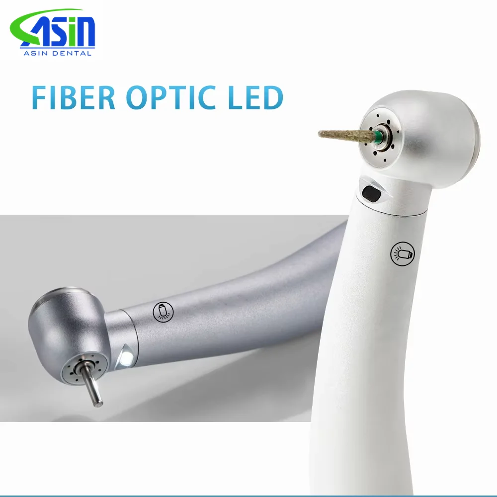 Dental Fiber Optic LED High Speed Air Turbine Handpiec Handpiece Compatible for KaVo Quick Coupling Dentistry Tools DEASIN