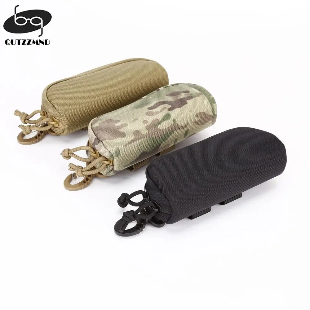 

Nylon Hard Shell Glasses Case Outdoor Hunting Sunglasses Case Molle Pouch Goggles Storage Box 1000D For Man Durable