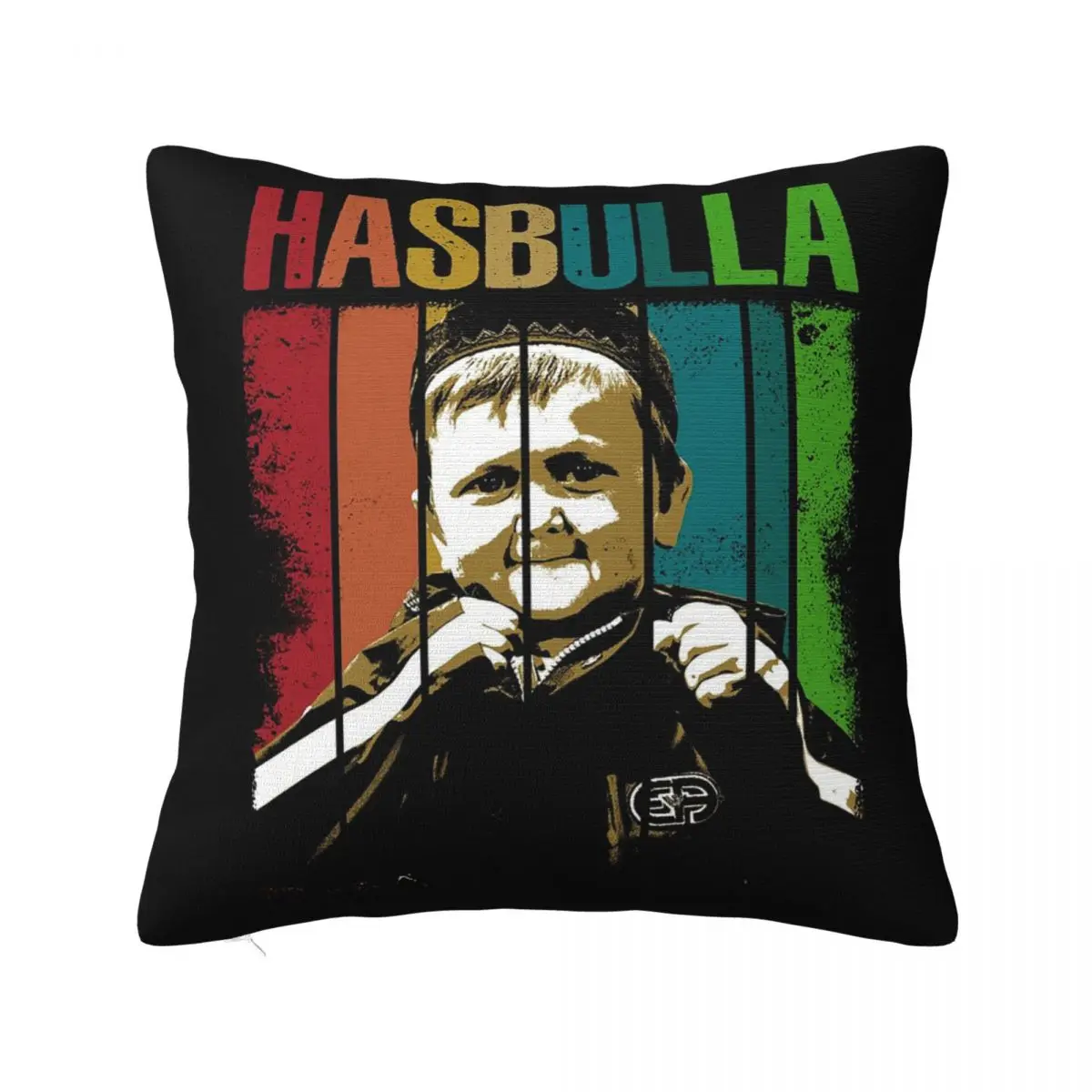 Inspirational Spirit Hasbulla Magomedov Enthusiasm Lighting Screens Square Pillowcase Pillow Cover Cushion Throw Pillow for Home