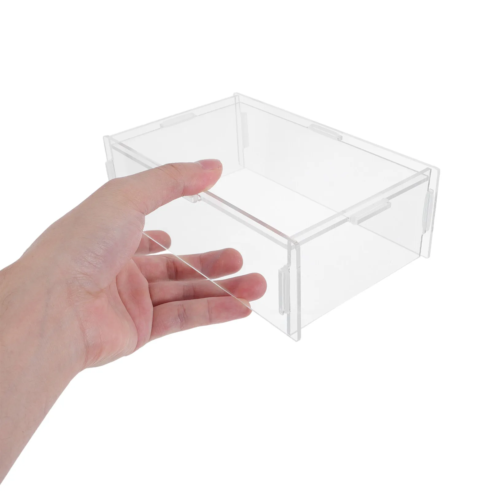 

Desktop Mouse Cover Acrylic Transparent Protector 6x4x2inch for Computer Mouse Dust Proof for Home Office Portable Protective