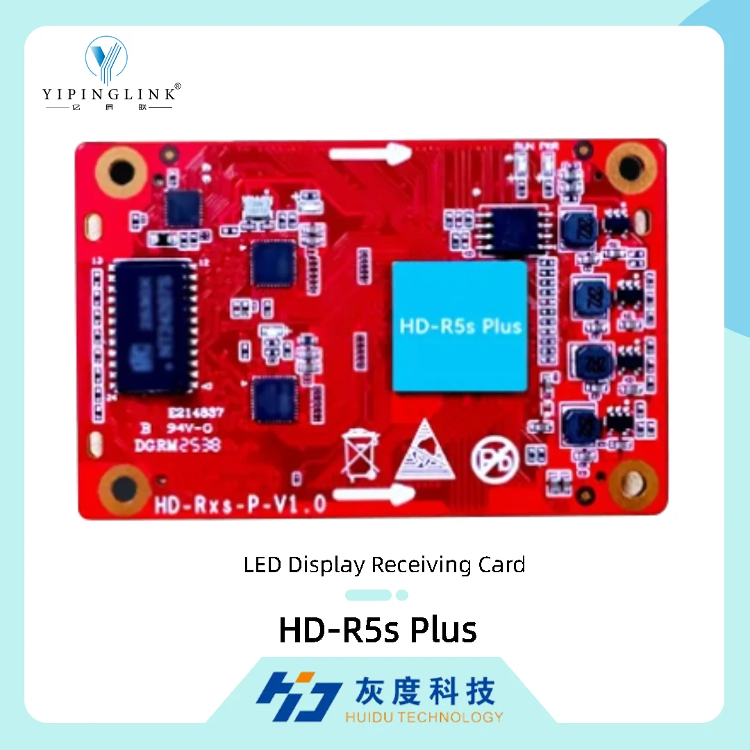 HUIDU HD-R5s Plus LED Receiving Card Max 512x512 Pixels Full Color LED Screen Controller