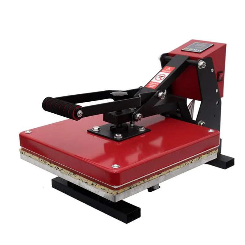 For T-shirt Printing Heat Press Machine 38*38 Red Sublimation Heat Press Machine