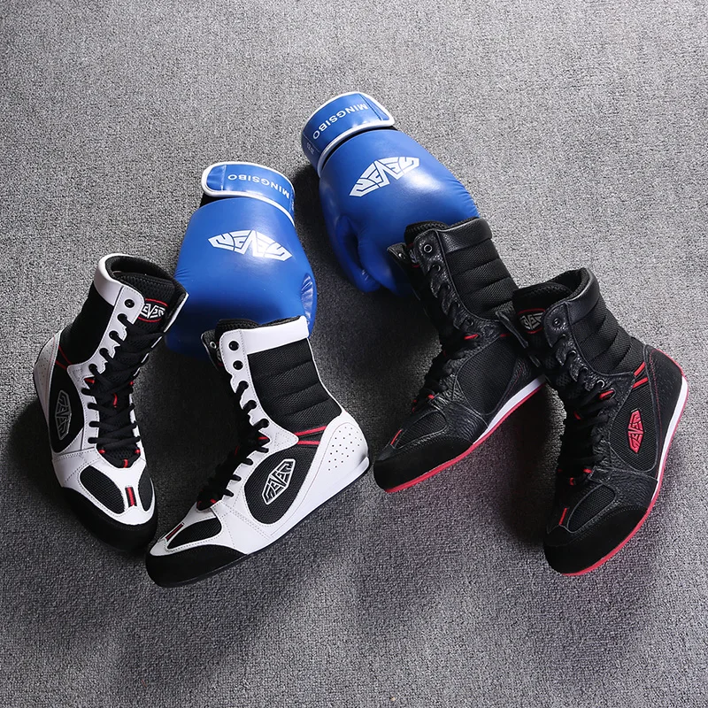 

Men's Wrestling Shoes Professional Gym Unisex Sneakers Quality Women's Fighting Wrestling Boots Indoor Training Boxing Boots