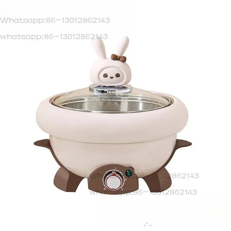 Multifunctional Electric Hot Pot, Small Green Pot, One Person Food Electric Cooking Pot