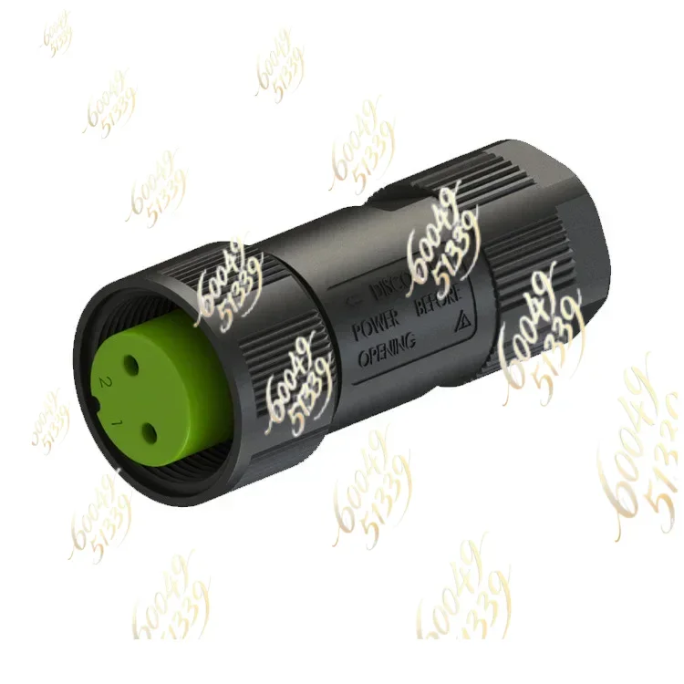 apply to Waterproof 2-Core Circular Connector M20 2Pin 10A/15A for Exceedconn EC Series, Industrial Docking Adapter 10pcs