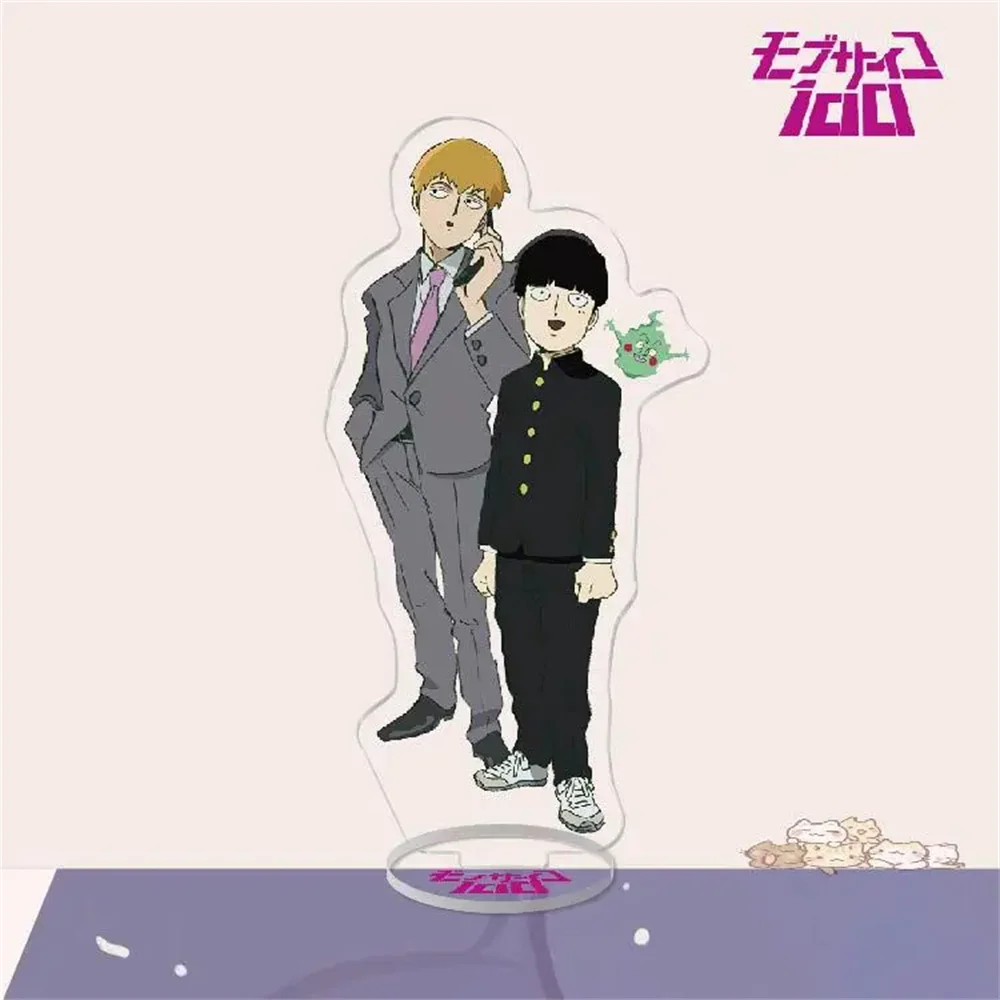 15CM  Key chain  Anime Mob Psycho 100  Acrylic Stand Action Figure Toy Mobu Saiko Hyaku PVC Desktop Stand