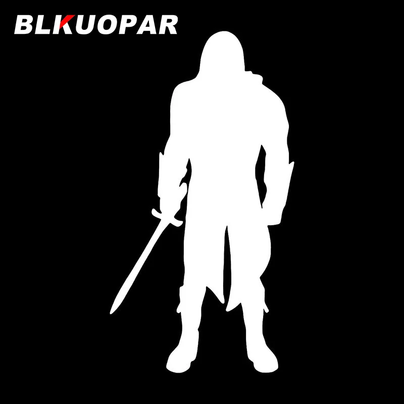 BLKUOPAR Heavy Knight With Sword Car Stickers Middle Ages Decals Scratch-Proof Die Cut Handsome Graphics Windows Helmet Styling