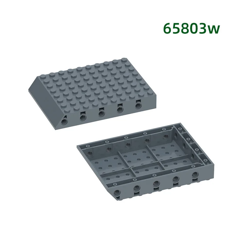 

MOC 1 шт. 65803 Вт 10X8 нижняя толстая пластина с отверстиями, комплект строительных блоков, сильный дом, замок, доска, кирпичи, сделай сам, сборка игрушек, подарки