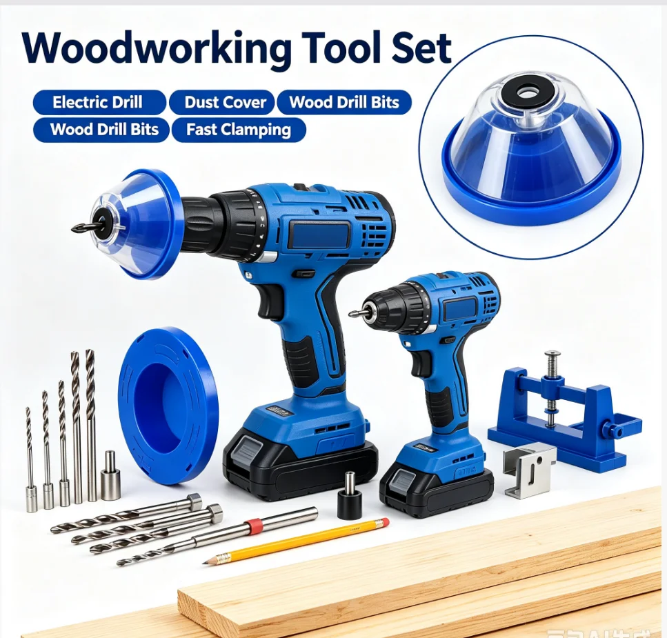 1Pcs Household Electric Drill Dust Cover Ash Bowl Impact Hammer Dust Collector Power Tool Accessories Drilling Dustproof Device