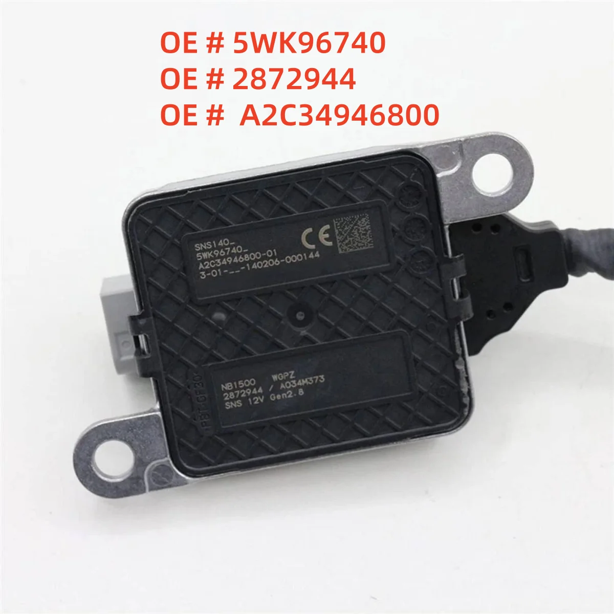 

High quality 2872944 5WK96740 A2C34946800 Nitrogen Oxide NOx Sensor For Cummins Truck Car Nitrogen Nox Oxygen Sensor
