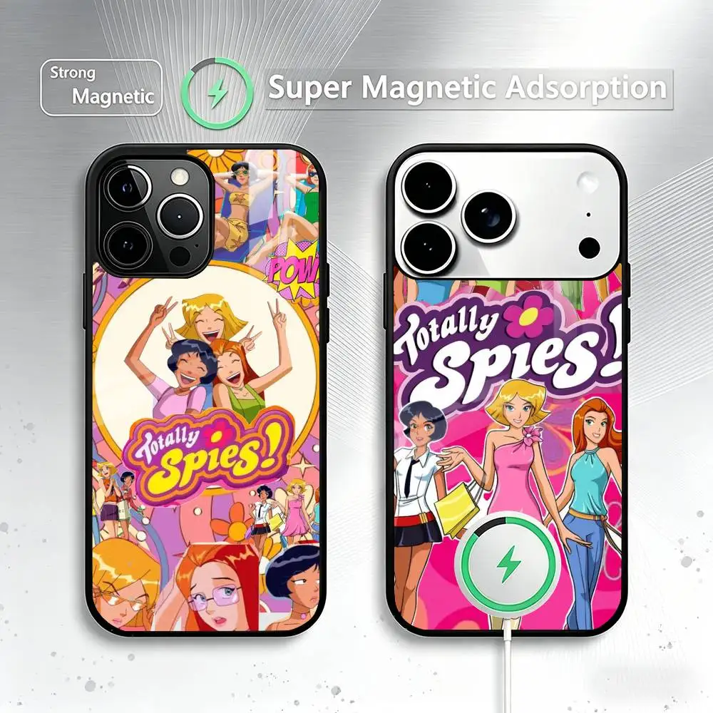 

Cool gIrl T-Totally S-Spies Phone Case For iPhone17,16,15,14,13,12,11 Plus,Pro Supports Magnetic Wireless Charging
