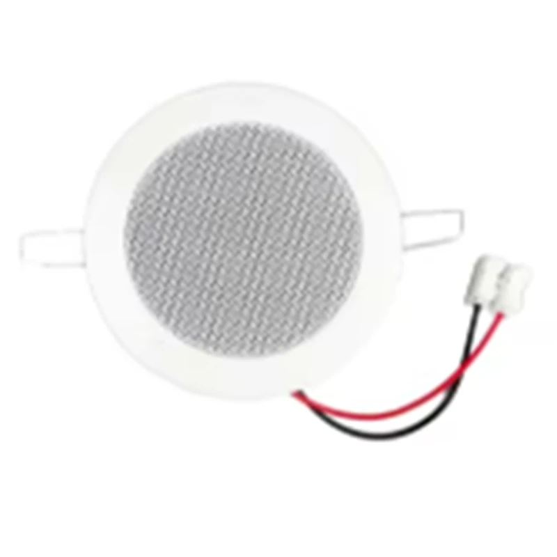 B34B-Bathroom 3Inch 8Ohm 6W Passive Ceiling Speaker Metal In-Ceiling Speaker Sound Quality Background Music System