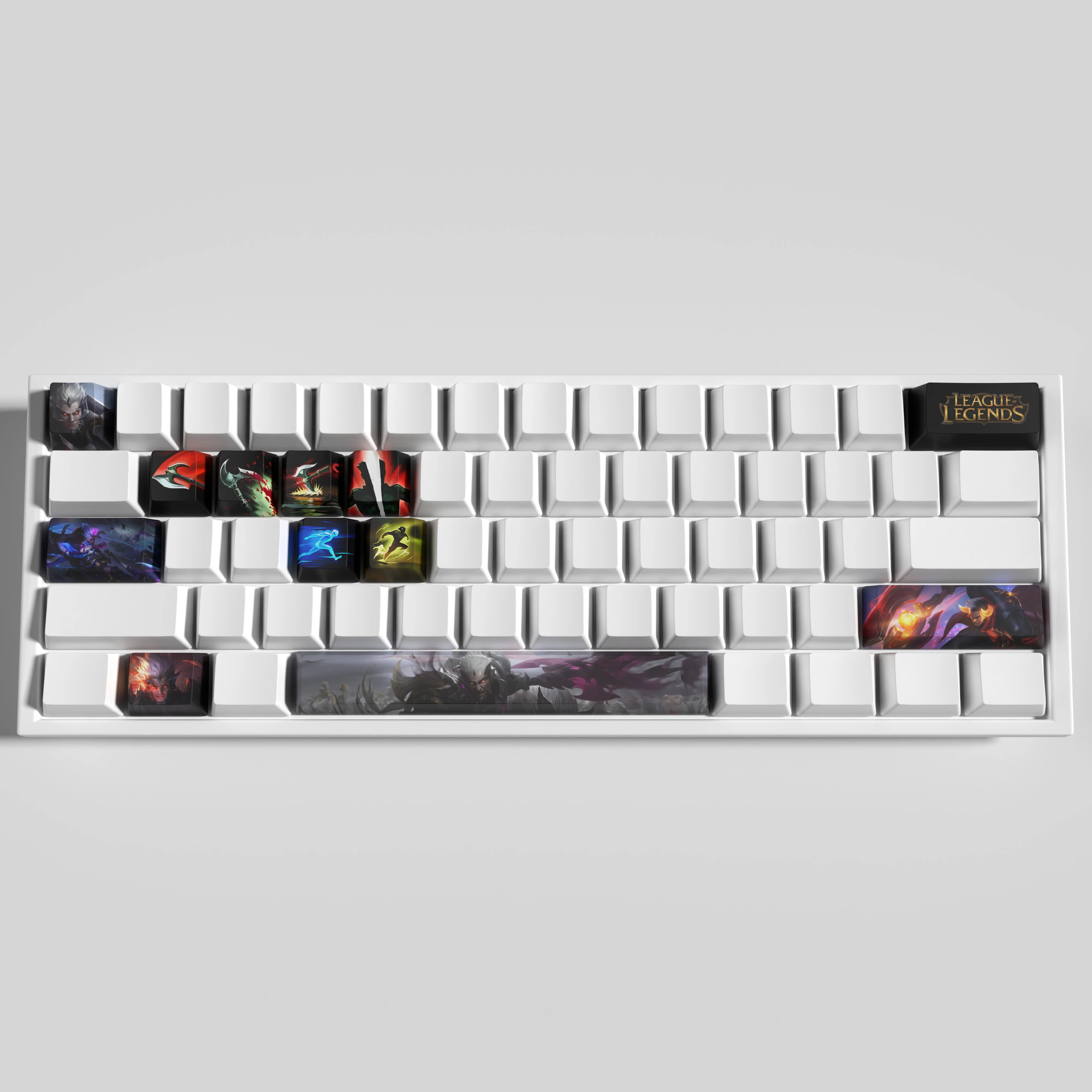 Darius keycaps League of Legends rakan keycaps  game keycaps OEM Profile 12keys PBT dye sub keycaps