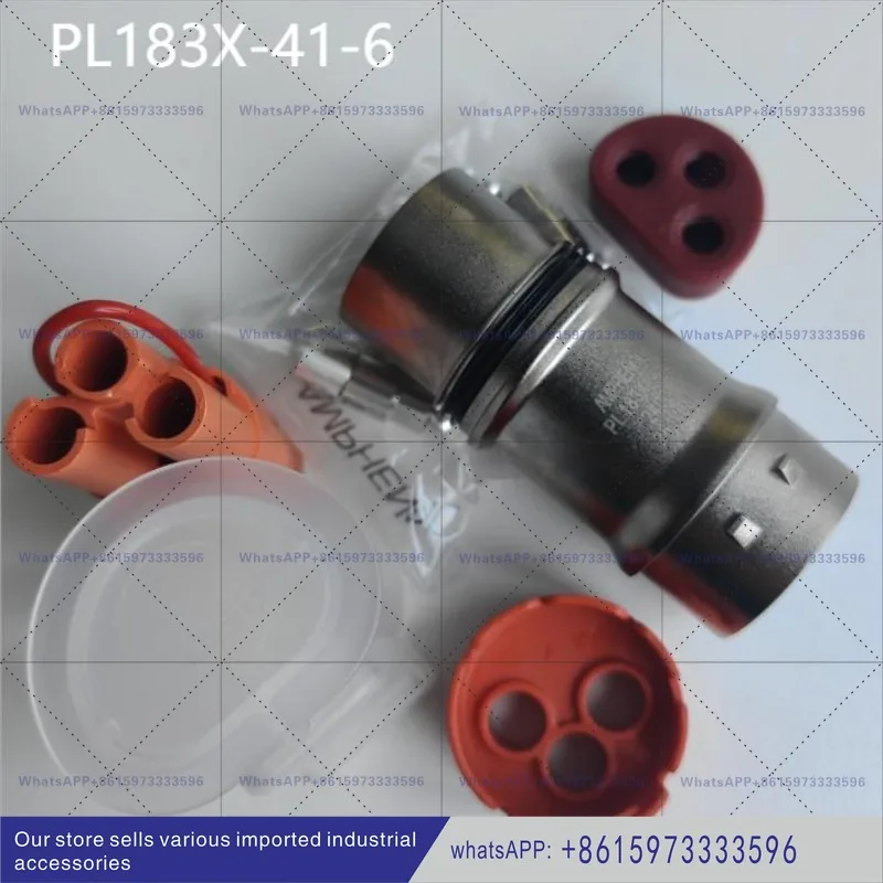 PL183X-41-6 plug 3 way with terminals New connector