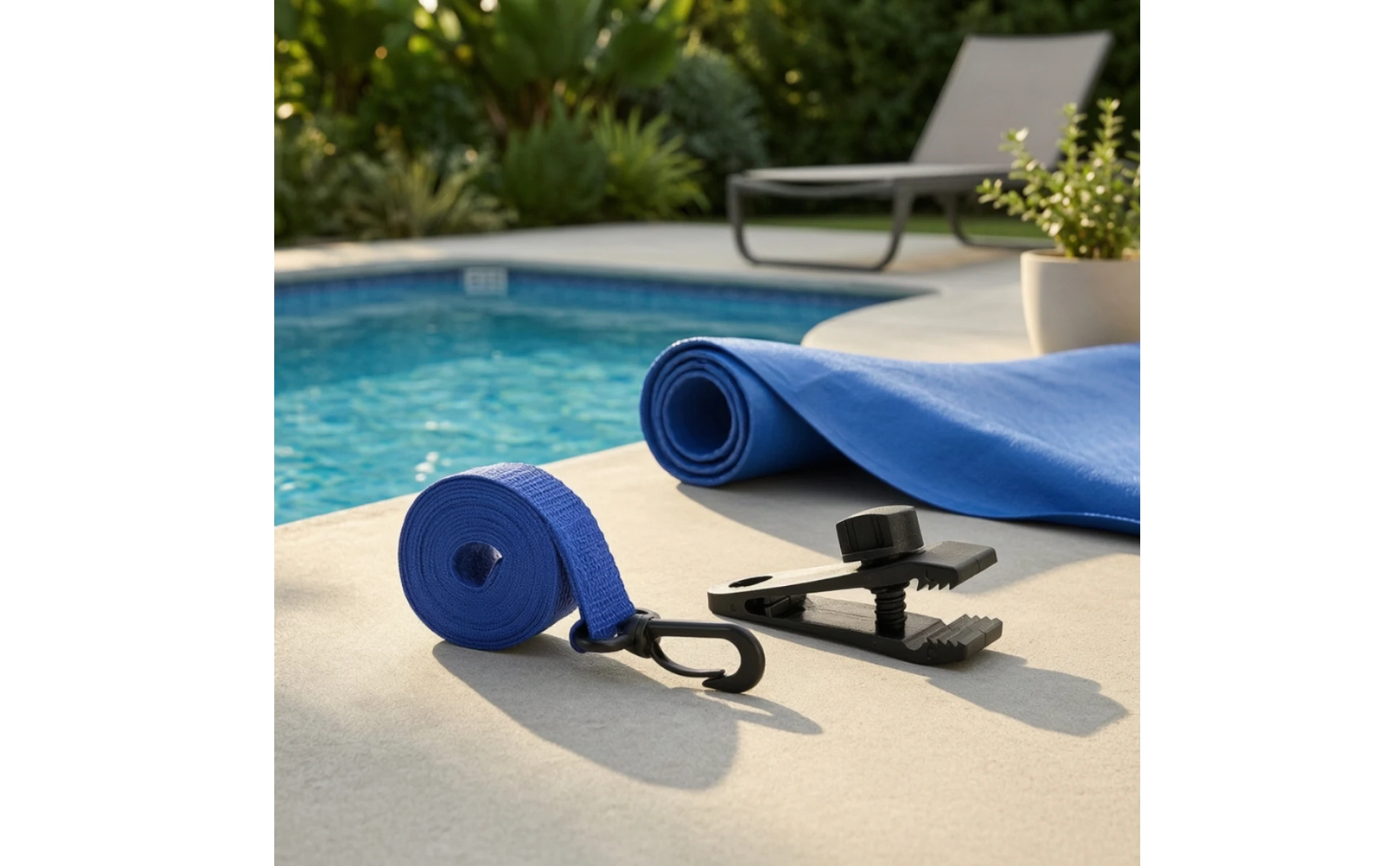 8 Pieces Solar Blanket Strap Kit Easy to Install Solar Cover Reel Strap Kit Long-Lasting Replacement 8 Pieces Solar Blanket Strap Kit Easy to Install Solar Cover Reel Strap Kit Long-Lasting Replacement