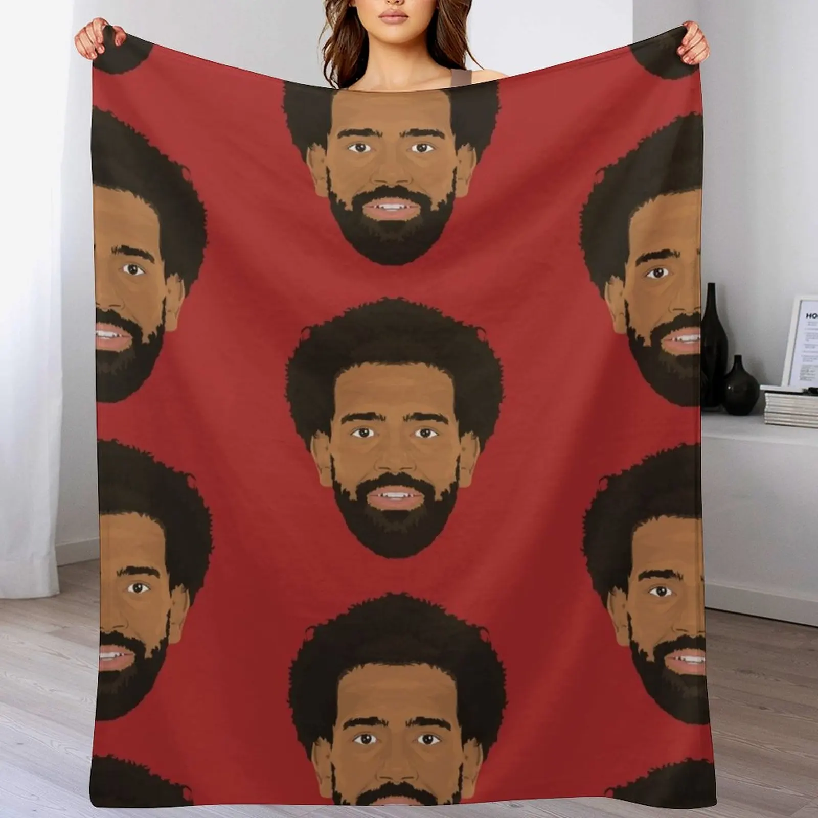 

Mo Salah Throw Blanket Summer Beddings for winter Blankets