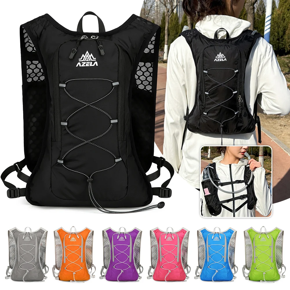 Outdoor-Nylon-Sportrucksack, tragbarer Fahrradrucksack, laufende Trinkweste für Trails Running, für Trails Wandern