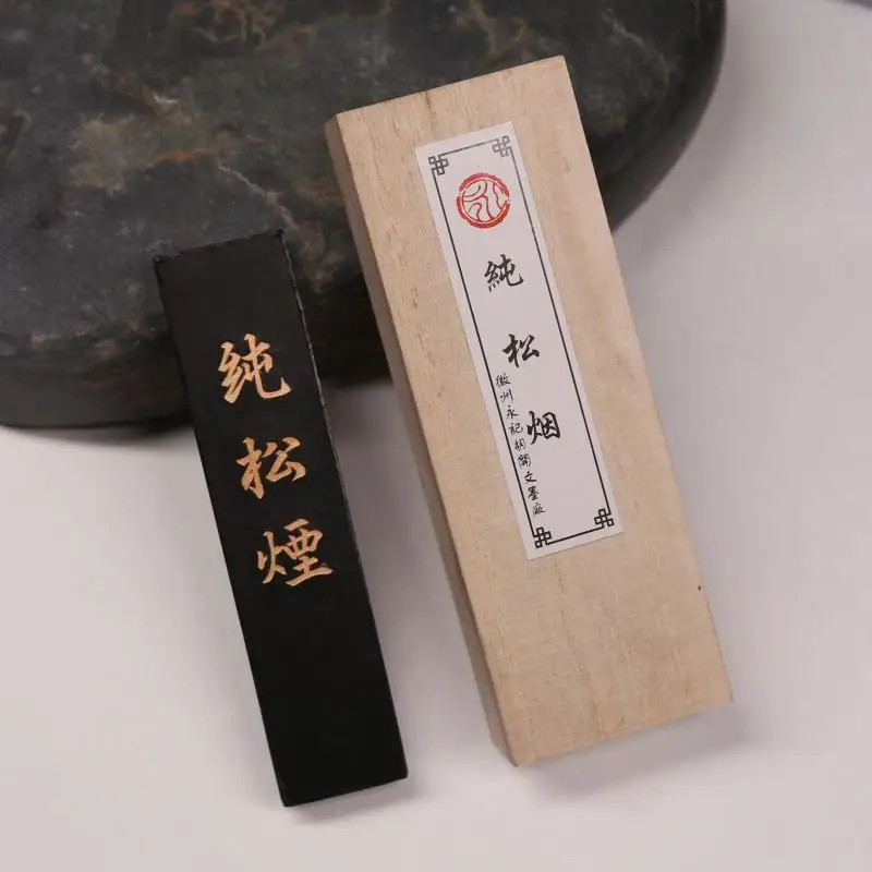 Handmade Pine Soot Ink Traditional Chinese Ink Stones Sumi Painting Ink Stick Huizhou Ink Mineral Cultural and Creative Gifts view 4