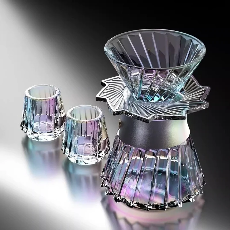 

Share Pot Crystal Glass Coffee Pot Aurora Pour-over Pot
