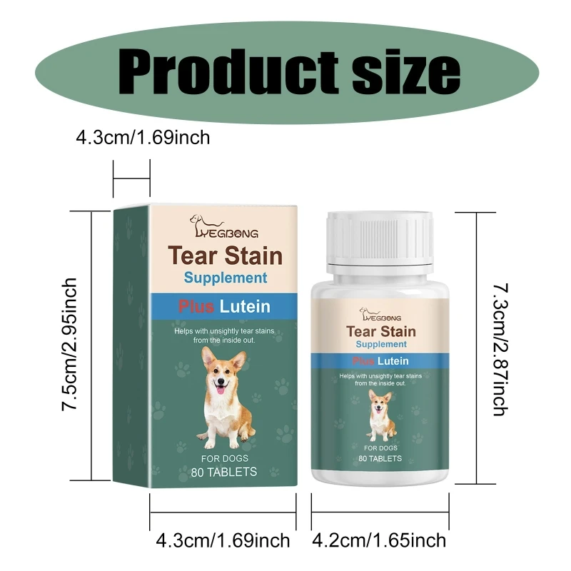 Pet Chewable Tablets with Lutein Pet Protect Eye Pet Eye Supplement for Health and Growth Chewable Tablets Lutein Dropship