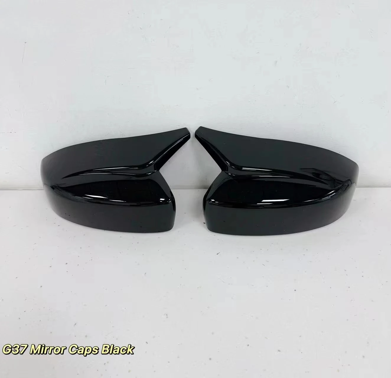for Infiniti G37 M Style Car Rearview Mirror Cover Mirror Caps Black Replaced Pieces