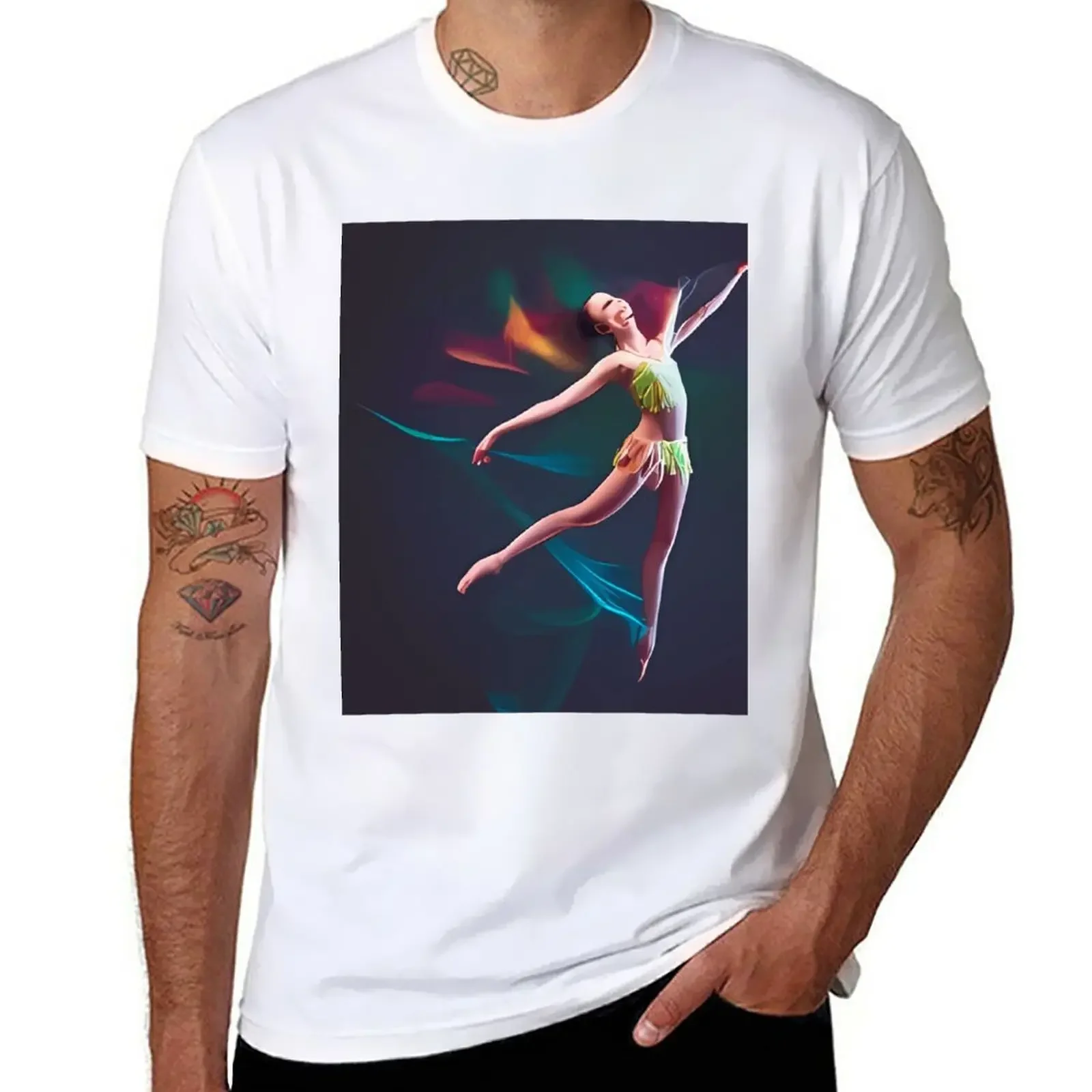 

New Witness the Joyful Spirit of a Dancer T-Shirt black t shirt tops man clothes Men's t shirts